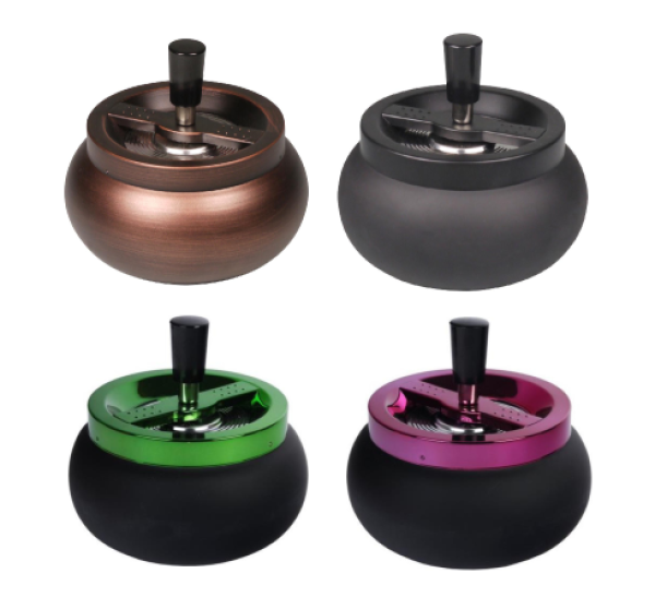 Drehaschenbecher "bauchig matt"